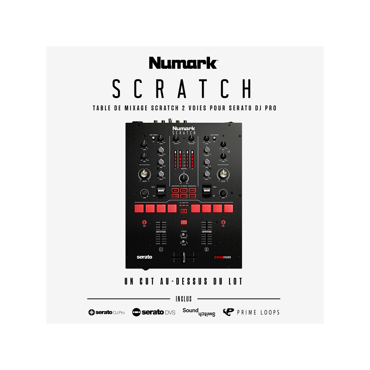 Numark Scratch - Mixage 2 voies avec Serato