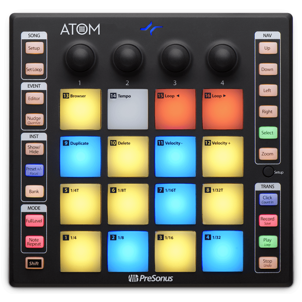 Controleurs midi USB - Presonus - ATOM Controller