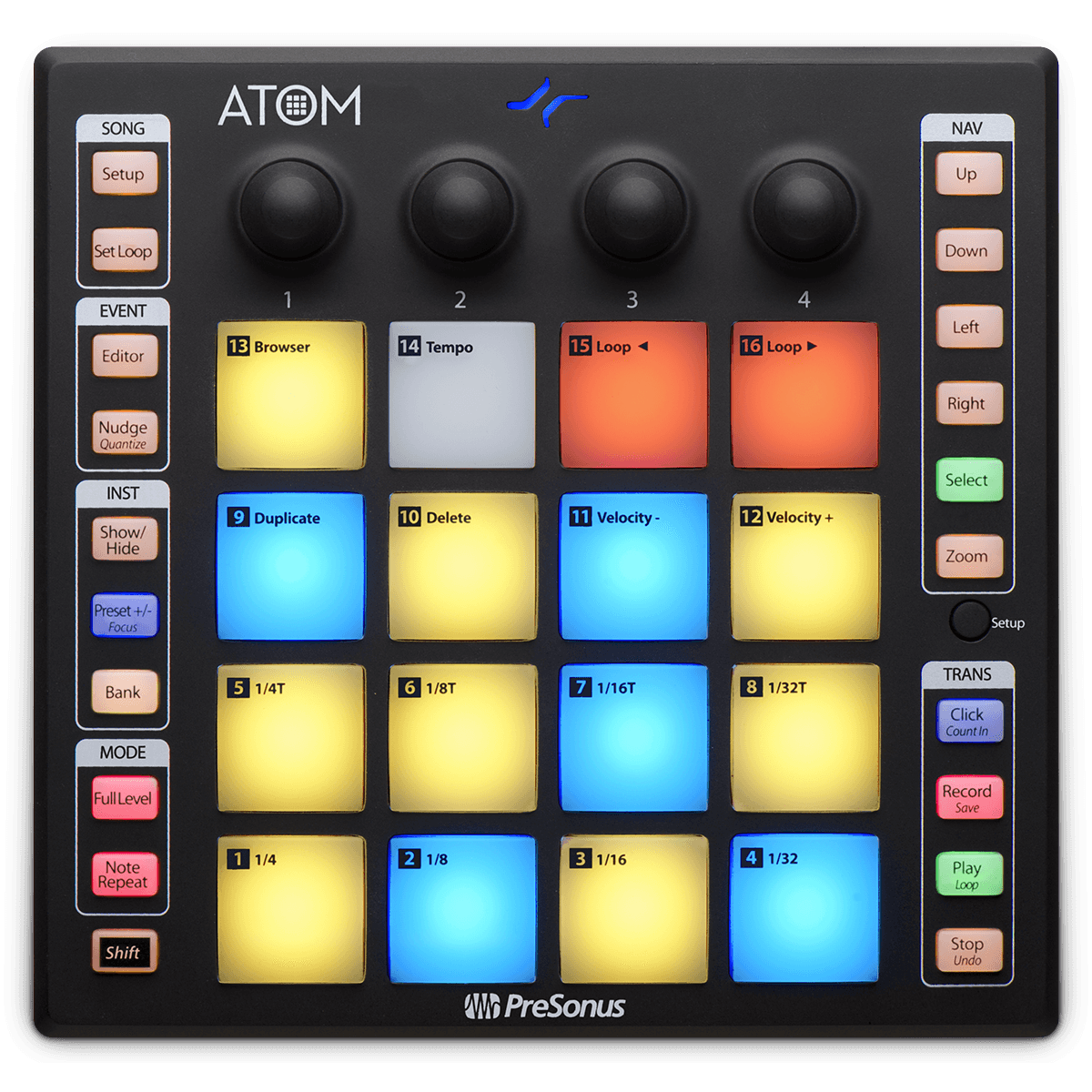 Controleurs midi USB - Presonus - ATOM Controller