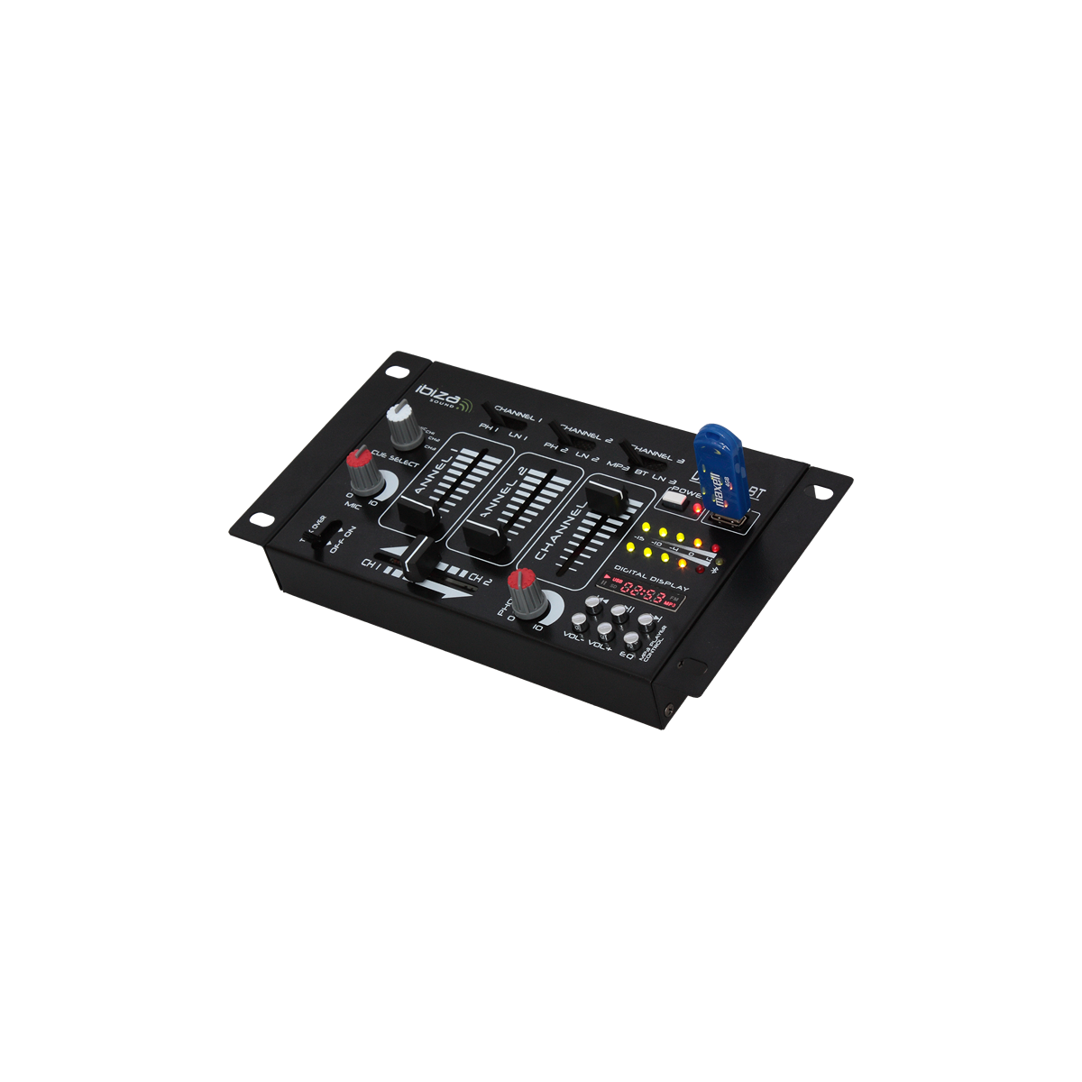 Kit Table de Mixage DJ21 USB Bluetooth + Casque SONO DJ + 2 Micros