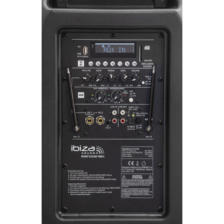 PORT8VHF-MKII-TWS - Sonos portables sur batteries - Energyson