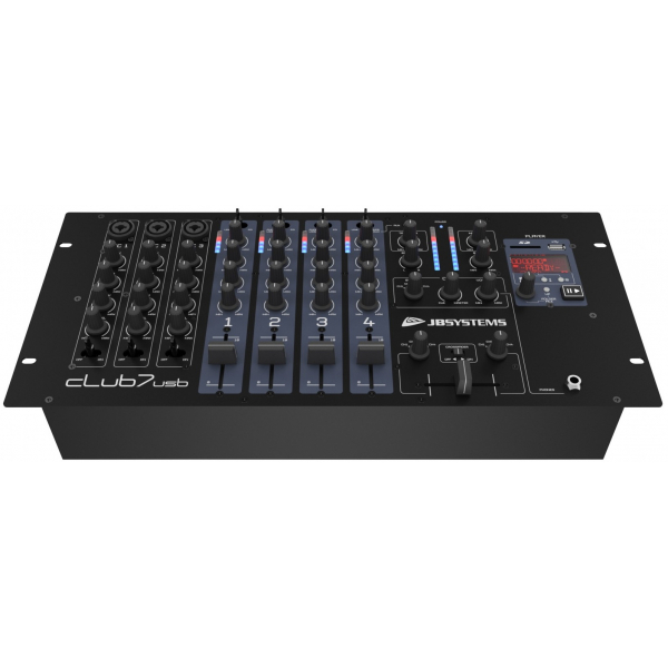 Table de mixage - Ibiza sound - 4 voies 7 entrées USB - casque