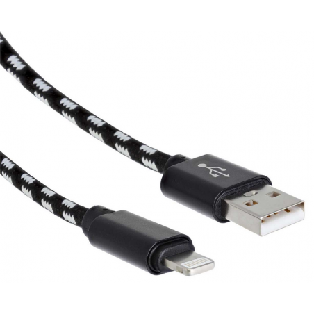 Câbles USB - Yourban - USB-Lightning 1M BL