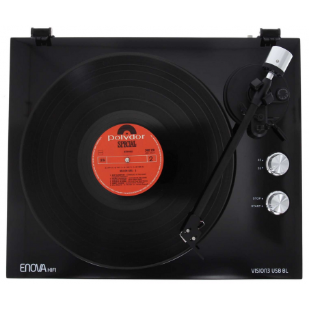 Platines vinyles hifi - Enova Hifi - Vision 3 USB BL (Noir...