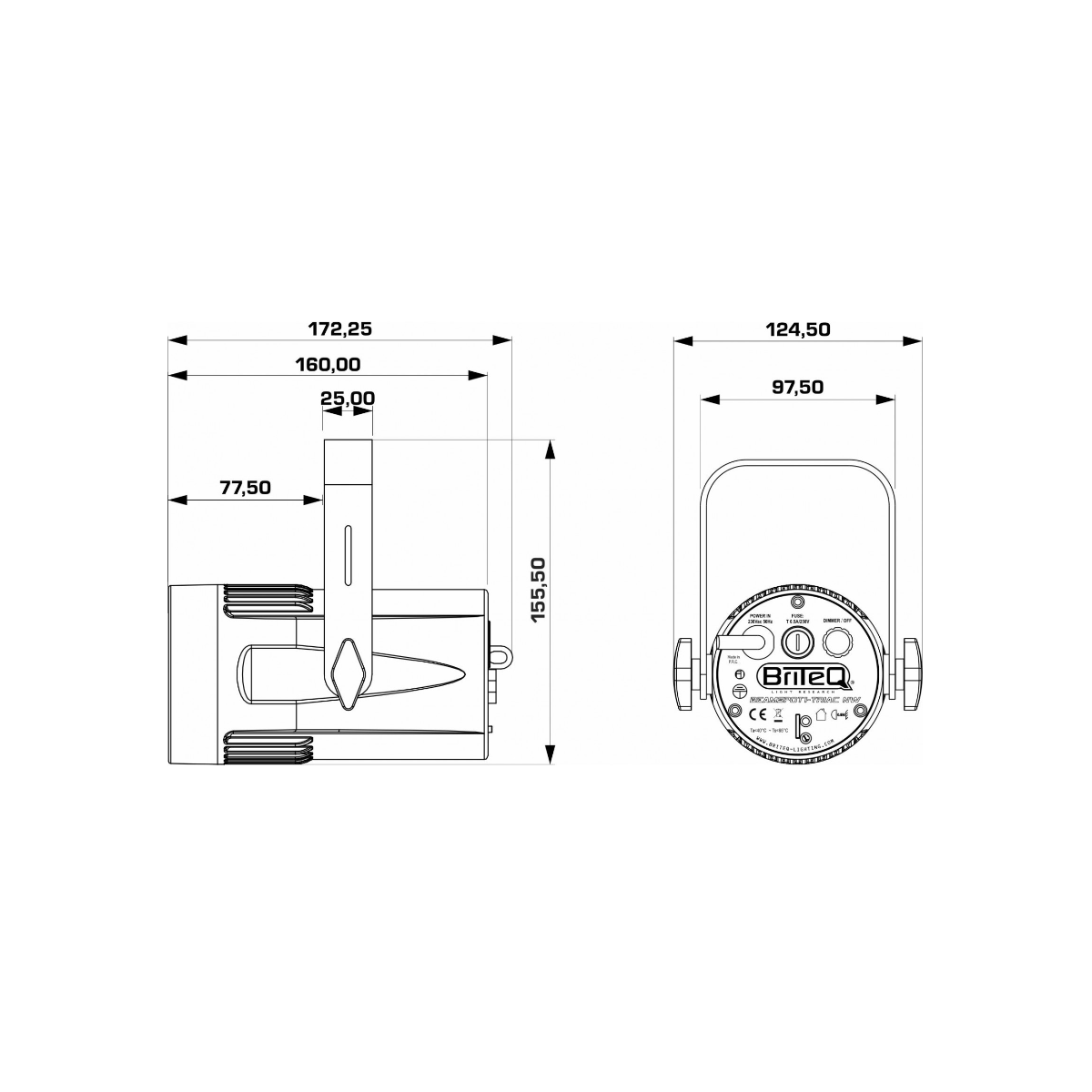 Briteq - BEAMSPOT1-DMX WW