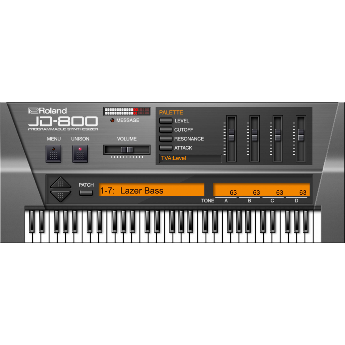 Roland JD-800 完全メンテナンス品 ハードケース付き - 楽器/器材