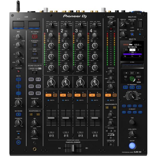 Table de mixage Bluetooth 5 canaux USB Live Studio Audio Table de mixage DJ  Console Amplificateur DJ Table de mixage DJ Live