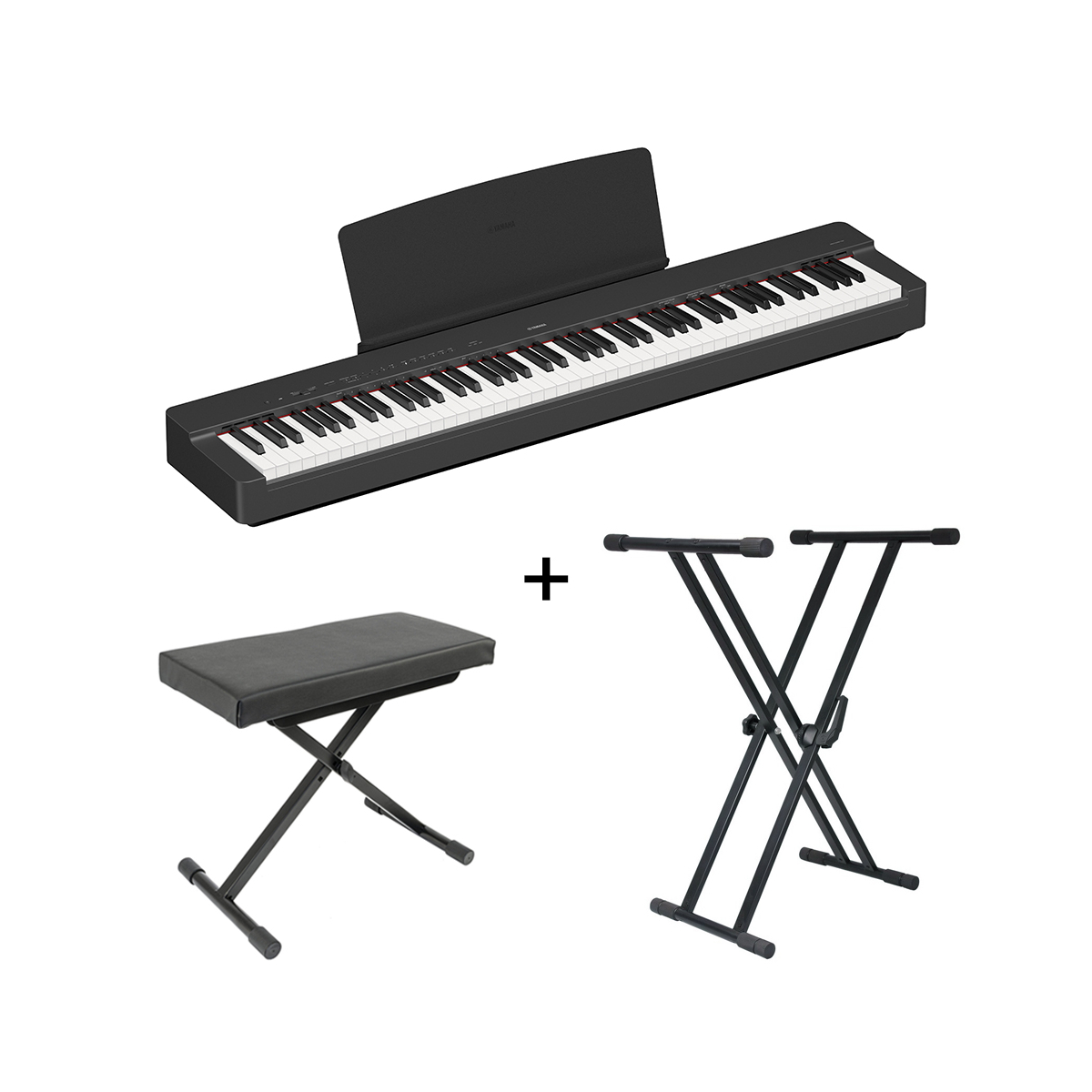 Support X clavier piano et synthétiseur en métal