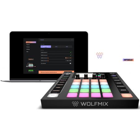 Contrôleurs DMX - Wolfmix - Pack Wolfmix W1 MK2 +...