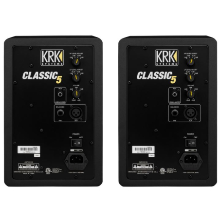 Enceintes monitoring de studio - KRK - Classic 5 Monitor Pack