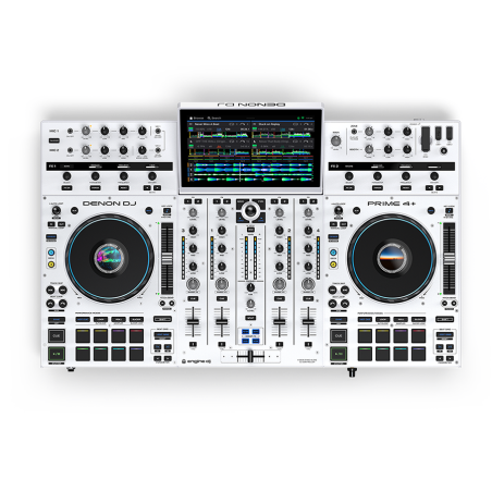 Contrôleurs DJ autonome - Denon DJ - PRIME 4+ Limited White Edition