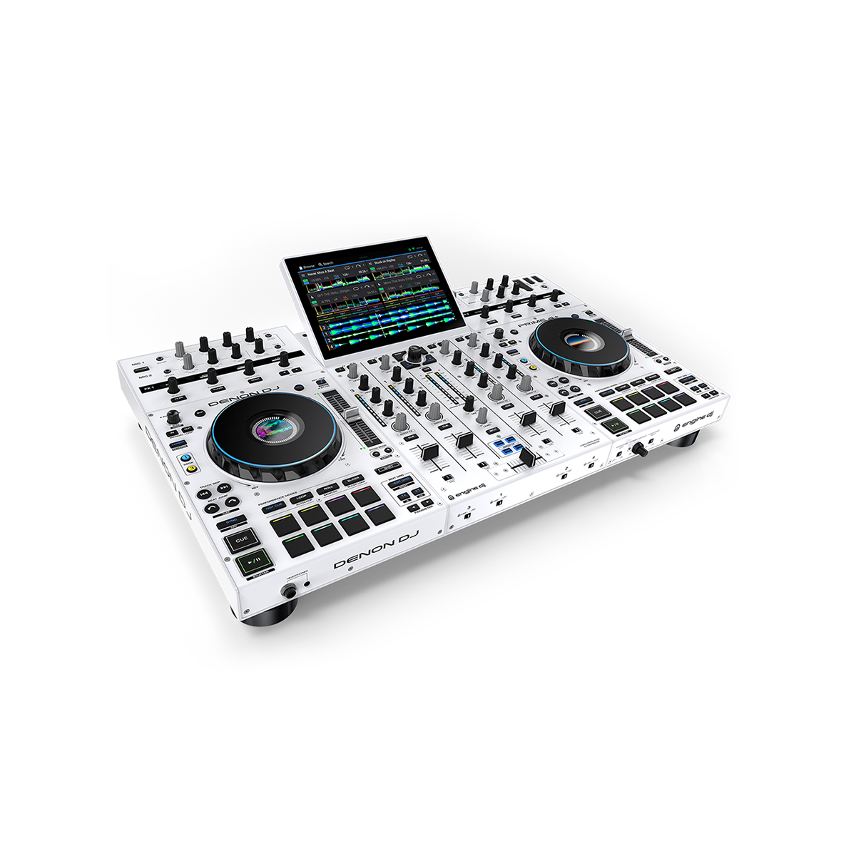 Contrôleurs DJ autonome - Denon DJ - PRIME 4+ Limited White Edition