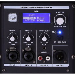 	Enceintes amplifiées sur batteries - Definitive Audio - INPULSE 12 BA DSP