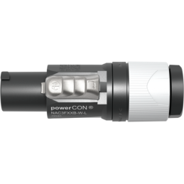 	Connecteurs powercon - Neutrik - NAC3FXXB-W-L