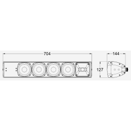 	Enceintes murales extérieur - Audiophony PA - EXTLine134W (BLANC)