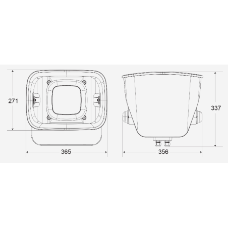 Enceintes murales extérieur - Audiophony PA - PHP660