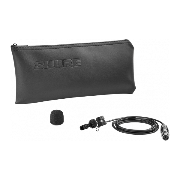 Micros cravate sans fil - Shure - WL185MB (NOIR)