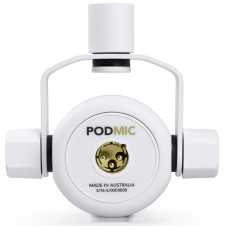 Micros studio - Rode - PodMic (BLANC)