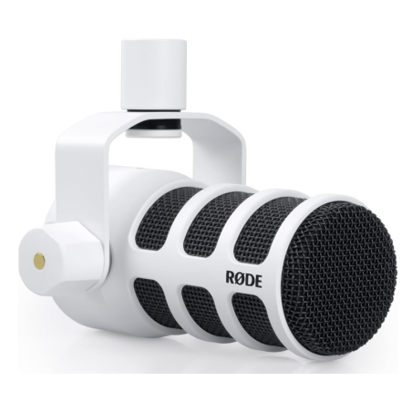 Micros studio - Rode - PodMic (BLANC)