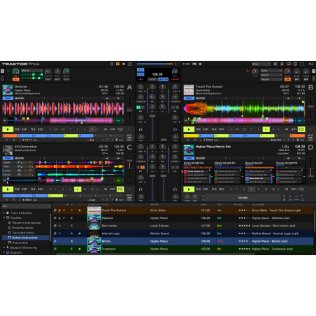 Logiciels instruments virtuels - Native Instruments - Traktor Pro 4