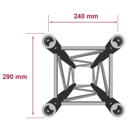 Structures Alu Quatro 290 Charge Lourde - ConteStage - QUATRO-100