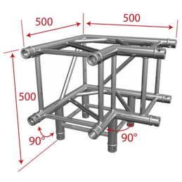 	Structures Alu Quatro 290 Charge Lourde Silver - ConteStage - QUATRO-A02