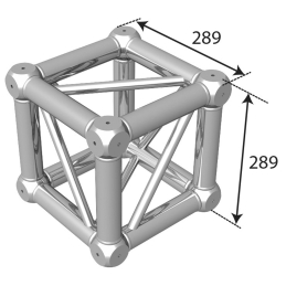 	Structures Alu Quatro 290 Silver - ConteStage - AGCUB290