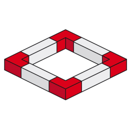 	Structures Alu Quatro 290 White - ConteStage - AGQUA-02 W