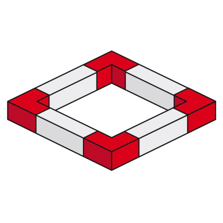 Structures Alu Quatro 290 White - ConteStage - AGQUA-02 W