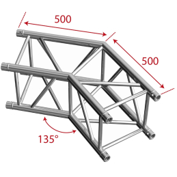 	Structures Alu Quatro 290 White - ConteStage - AGQUA-04 W