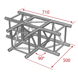 	Structures Alu Quatro 290 White - ConteStage - AGQUA-05 W