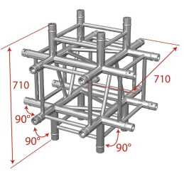 	Structures Alu Quatro 290 White - ConteStage - AGQUA-08 W