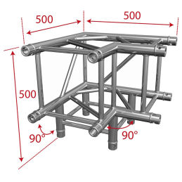 	Structures Alu Quatro 290 White - ConteStage - AGQUA-09 W