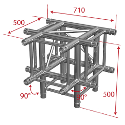 	Structures Alu Quatro 290 White - ConteStage - AGQUA-10 W