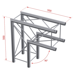 	Structures Alu Quatro 220 Deco - ConteStage - DECO22Q-AG01