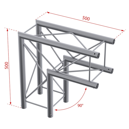 Structures Alu Quatro 220 Deco - ConteStage - DECO22Q-AG01