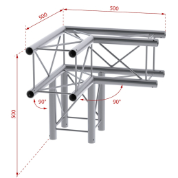 	Structures Alu Quatro 220 Deco - ConteStage - DECO22Q-AG02