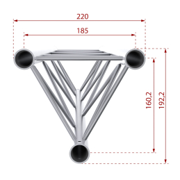 	Structures Alu Trio 220 Deco - ConteStage - DECO22T-PT50