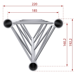 	Structures Alu Trio 220 Deco - ConteStage - DECO22T-PT100