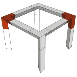 	Structures Alu Trio 220 Deco - ConteStage - DECO22T-AG02