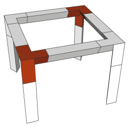 	Structures Alu Trio 220 Deco - ConteStage - DECO22T-AG03