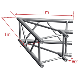 	Structures Alu Quatro 290 Silver - ConteStage - AGQUA-01