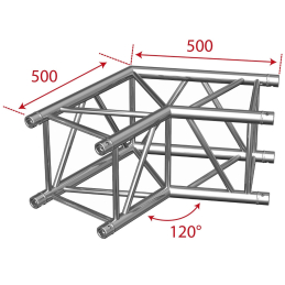 	Structures Alu Quatro 290 Silver - ConteStage - AGQUA-03