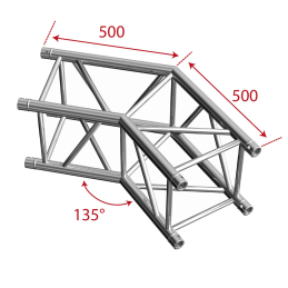 	Structures Alu Quatro 290 Silver - ConteStage - AGQUA-04