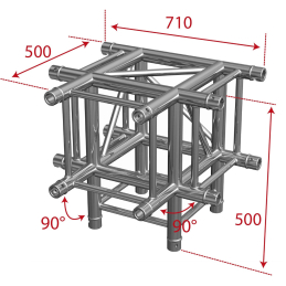 	Structures Alu Quatro 290 Silver - ConteStage - AGQUA-10