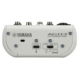 	Consoles analogiques - Yamaha - AG03MK2 (BLANC)