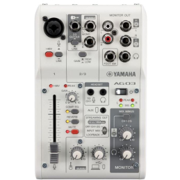 	Consoles analogiques - Yamaha - AG03MK2 (BLANC)