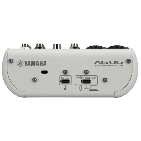 Consoles analogiques - Yamaha - AG06MK2 (BLANC)