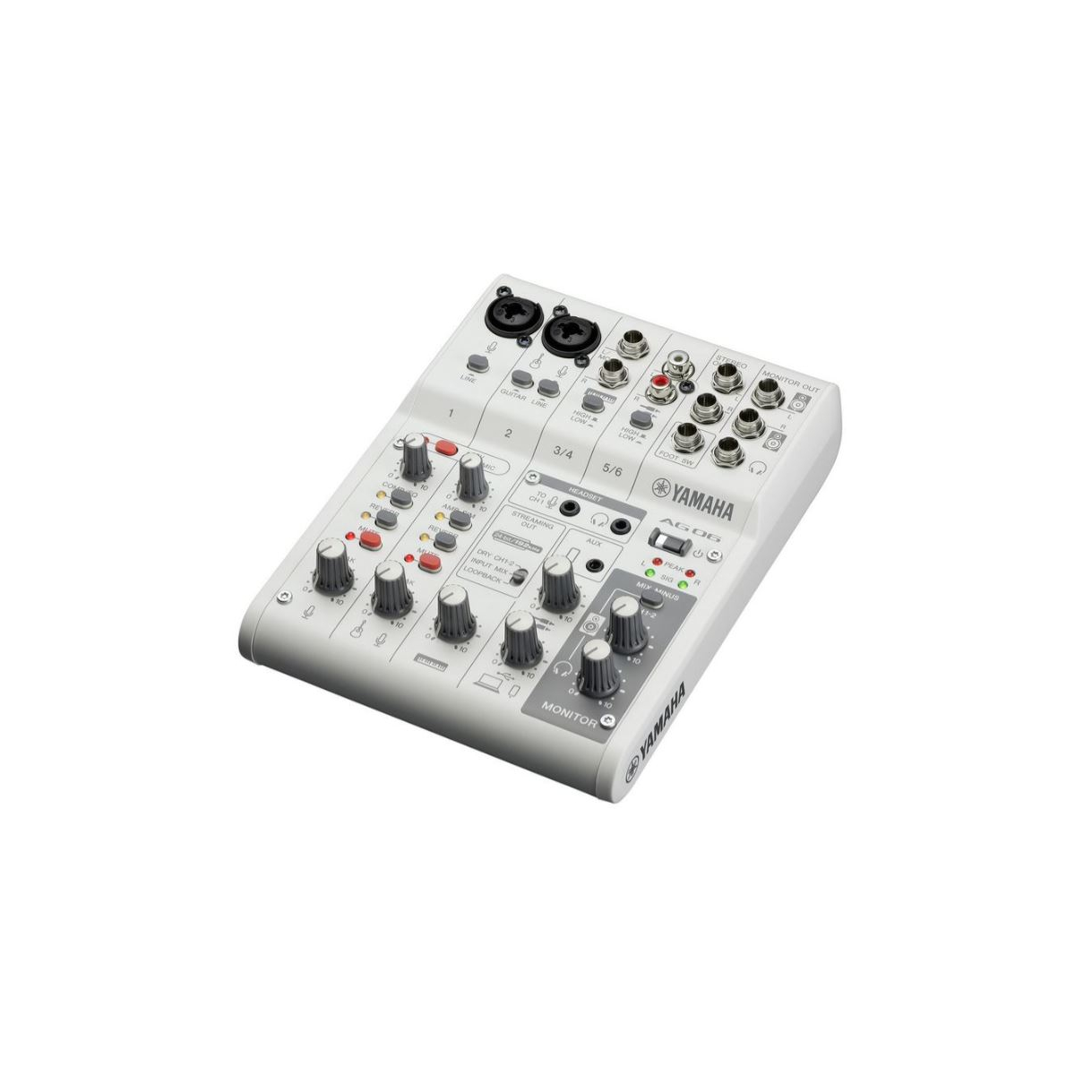 Consoles analogiques - Yamaha - AG06MK2 (BLANC)