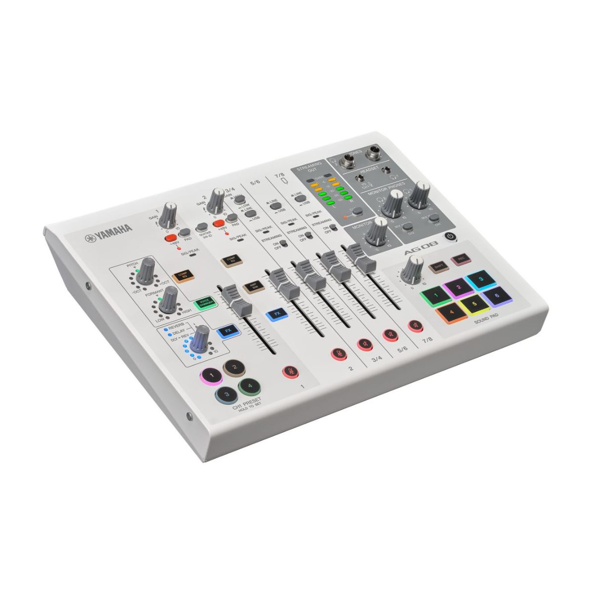 Consoles analogiques - Yamaha - AG08 (BLANC)